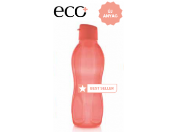 Öko Plus palack 1 L pink kipattintható kupakkal Tupperware