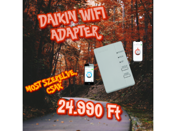 Daikin WIFI adapter szereléssel