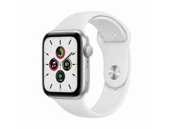 Apple Watch SE GPS 44mm Ezüst alumínium tok - sportszíjja