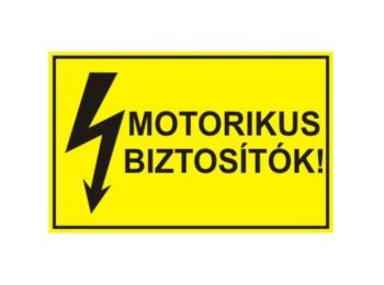 Motorikus biztosítók - műanyag, 160*250