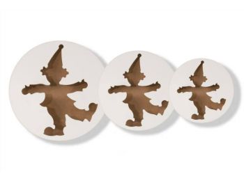 3 részes bohóc alakú fondant kiszúró készlet