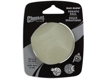 Chuckit! Max Glow Erratic Ball - Sötétben Világító Csellengő Labda M