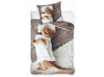 CICÁS PULCSI 2 részes ágynemű-garnitúra 140x200+70x90 c