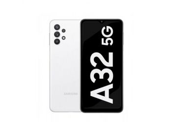Samsung A326B Galaxy A32 5G 128GB 4GB Ram Dual Sim Fehér Kártyafüggetlen mobiltelefon, Dobozában, Gyári tartozékaival, 27% áfával