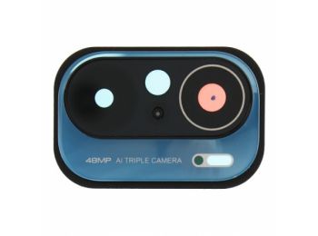 Xiaomi Poco F3 kamera körüli takaró és lencse, kék (gy