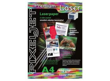 PixelJet Premium 170g/m2 fényes fotópapír (A4)
