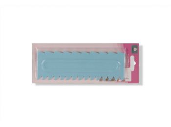 21,5 cm-es műanyag lángnyelv és recés mintás torta habk