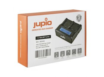 Jupio Duo Charger akkumulátor töltő Sony NP-FXXX akkumulátor foglalattal(12-14V / 3A)
