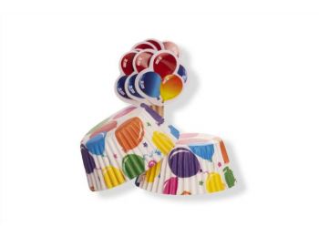 24 adagos lufi mintás muffin papír és muffin díszítő k