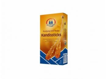 6 db Diamant barna kandiscukor pálcika