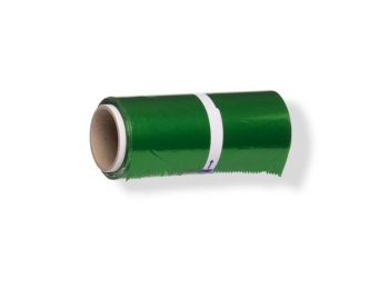 Zöld 50 m-es alufólia szaloncukor csomagoló, bonbon csoma