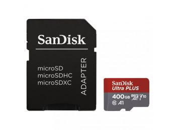 SanDisk  microSDXC™ Mobile Ultra™ memóriakártya 400GB, + adapter 173478