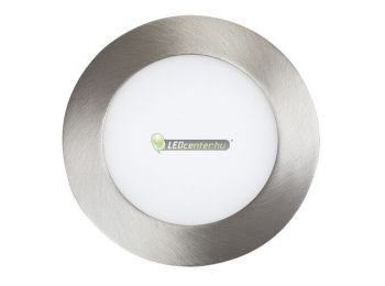 Rábalux LOIS 6W kerek szatén króm LED mennyezeti lámpa m