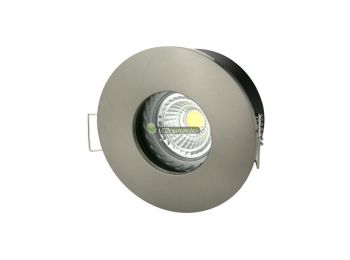 SpectrumLED FIALE IV GU10 IP65 fix lámpatest, kerek matt ezüst