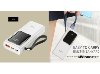 Hoco 10000mAh külső akkumulátor kijelzővel J41 Pro PD3.0