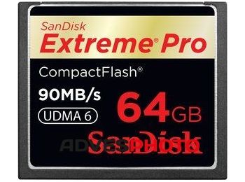 SanDisk Extreme Pro CompactFlash 64GB (123844)