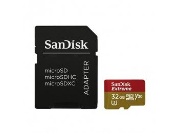 SanDisk microSDHC 32GB Mobile Extreme memóriakártya, + ada