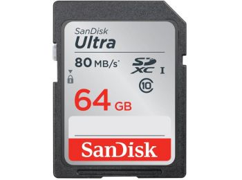 SanDisk SDXC Ultra 64GB memóriakártya