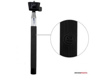 Selfie monopod beépített bluetooth távkioldóval és tele