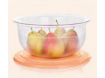 Kristály tál 3,5 L barack Tupperware