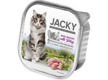 Jacky Alutálka Ragu pulykahússal felnőtt macskáknak 100 