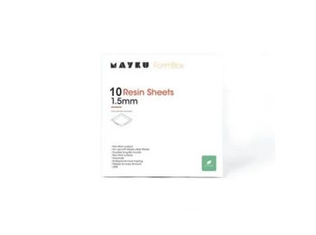 ﻿﻿﻿Mayku Formbox Resin Sheets 1,5 mm vákuumformázó lap (10 darabos, áttetsző)