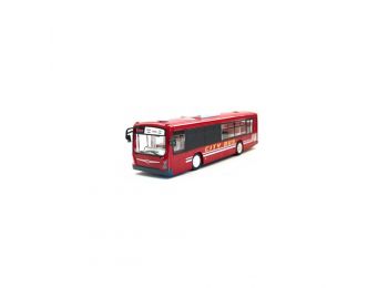 Távirányítású autóbusz nyitható ajtókkal (1:20, piros)
