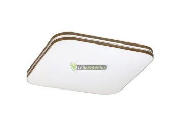 Rábalux OSCAR LED 18W fehér/dió négyzet mennyezeti lámp