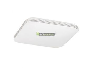 Rábalux OSCAR LED 18W fehér/króm négyzet mennyezeti lám