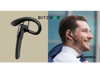 BlitzWolf Bluetooth 5.0 fülhallgató/headset AA-BN1 - Feket