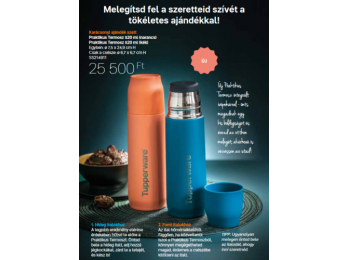 Praktikus termosz 2x520 ml Karácsonyi ajándék szett Tuppe