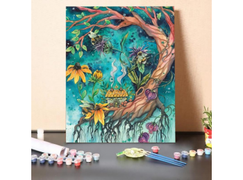 A Királynő Házikója - számfestő készlet