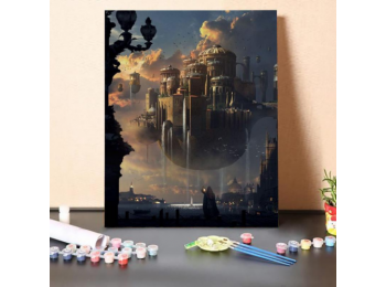 Égi Erőd - számfestő készlet