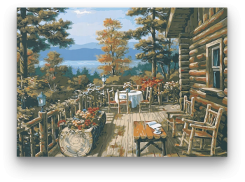 Élet az Erdőben - számfestő készlet