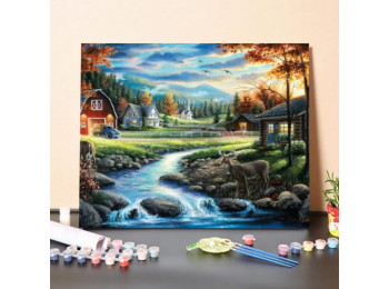 Élő Ország - számfestő készlet