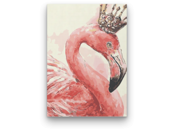 Flamingók Királya - számfestő készlet