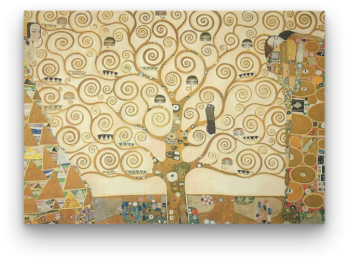 Gustav Klimt - Az élet fája (1905-1909) - számfestő kés
