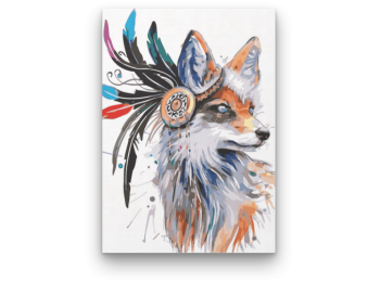 Indián Róka - számfestő készlet