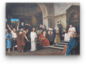 Munkácsy Mihály – Krisztus Pilátus előtt (1881) - számfestő készlet