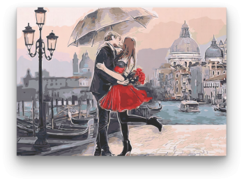 Őszinte Szerelem - számfestő készlet