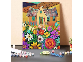 Pillangókert - számfestő készlet