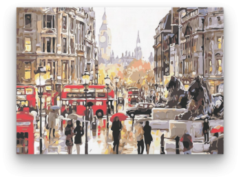 London Belvárosa - számfestő készlet