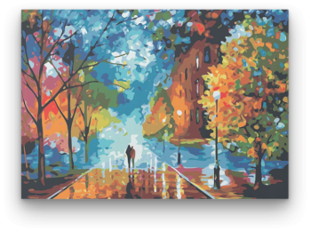 Romantikus Erdei Séta - számfestő készlet