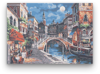 Velence Teliholdkor - számfestő készlet