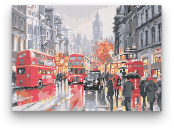 Londoni Forgalom - számfestő készlet