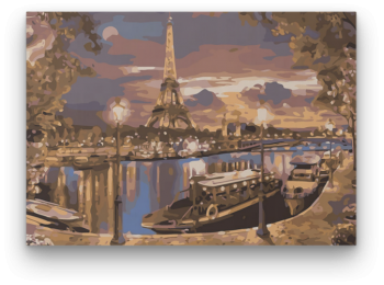 Párizsi Kis Hajó - számfestő készlet