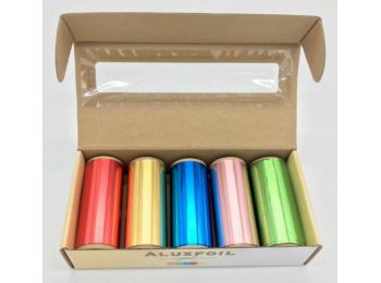 5 színű 10 m-es alufólia szaloncukor csomagoló, bonbon c