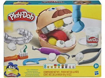 Hasbro Play-Doh: Fogászat és fogszabályzás gyurmaszett 8 tégely gyurmával (F1259L0) - jateknet