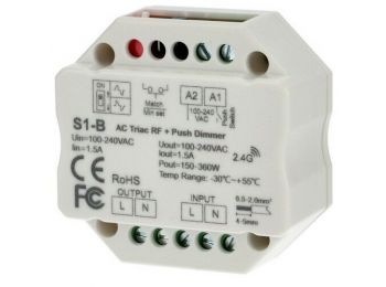 SkyDance S1-B AC230V LED dimmer vezérlőegység, maximum 24