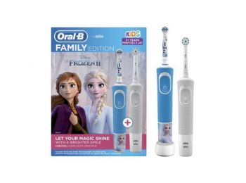 Oral-B Vitality 100 + D100 Frozen II elektromos fogkefe Fami